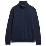 Superdry Essential Logo Henley Sweatshirt Lauren Navy M