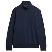 Superdry Essential Logo Henley Sweatshirt Lauren Navy M