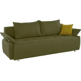 Collection AB Schlafsofa Kunstleder 2-Sitzer Grün
