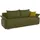 Collection AB Schlafsofa Kunstleder 2-Sitzer Grün