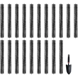 VEVOR Dachrinnenbürste, 18,3m Gesamtlänge, φ110mm, Dachrinnenreinigungswerkzeug, bodennahe Dachrinnenbürste, Laubschutz für 12,7cm Dachrinnen, entfernt mühelos Blätter und Schmutz vom Dach, 20er-Set