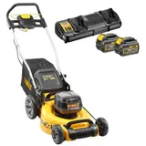 DeWALT Akku-Rasenmäher DCMW564N-XJ 2x18 Volt inkl. Akku Starter-Set DCB132T2-QW