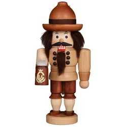 Christian Ulbricht Erzgebirge Nussknacker Bayer natur Höhe 16,5 cm