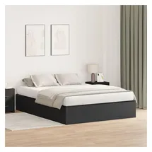 vidaXL Aufbewahrungsbettgestell 140 x 200 cm Schwarz