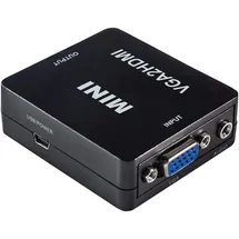 Maxtrack CS40L VGA / HDMI Adapter [1x VGA-Buchse, Klinkenbuchse 3.5 mm 1x HDMI-Buchse] Schwarz