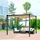 Outsunny Pergola verstellbar bunt 300L x 400B x 223H cm - braun, grau