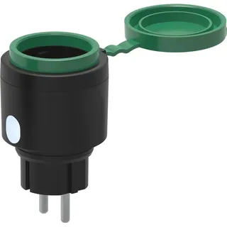 Offgridtec Smarte Außensteckdose WiFi mit Smart Life- oder Tuya App-Steuerung IP44 Wasserdicht Outdoor