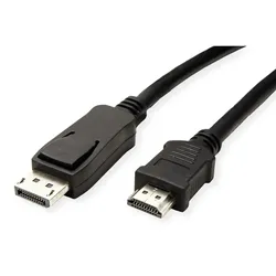 VALUE DisplayPort Kabel DP - HDTV, ST/ST, schwarz, 4,5 m