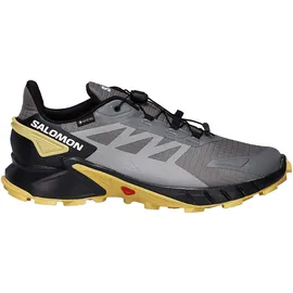Salomon Supercross 4 GTX Herren Pewter/Black/Cress Green 44 2/3