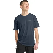 Jack Wolfskin Vonnan Kurzarm-t-shirt - Midnight Sky - L