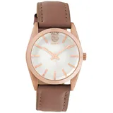 Oozoo Damen Armbanduhr Timepieces Analog Leder braun UOC10192 - Braun