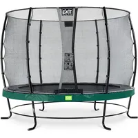 EXIT TOYS Elegant Trampolin 305 cm inkl. Economy Sicherheitsnetz grün