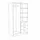 masseno Drehtürenschrank PINELLO 96 x 177 x 50 cm Weiß
