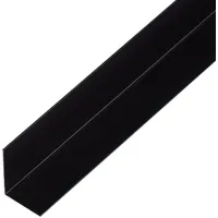 GAH Alberts Winkelprofil Aluminium schwarz 30 x 30 x 2000 mm