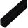 GAH Alberts Winkelprofil Aluminium schwarz 30 x 30 x 2000 mm