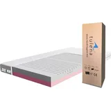 TULENA NOX Matratze 180x200 Komfortschaum hart H4 + H5 Basic 14 cm Probeschlafen inkl. Wendematratze Antibakterieller Bezug mit Reißverschluss
