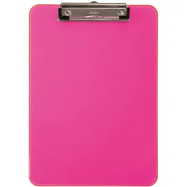 Maul Klemmbrett 2340621 A4 Pink/Transparent