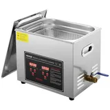 Vevor Ultraschallreiniger Edelstahl-Reinigungsgerät 351 W, 10 L Ultraschallreinigungsgerät mit Digitaler Anzeige 0-30 Min, Reinigung Ultraschall für Schmuck, Brillen, Uhren usw.