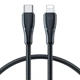 Joyroom USB-C auf Lightning 0,25 m Schwarz