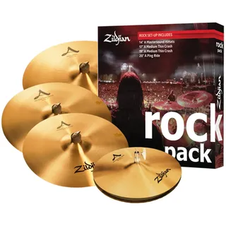 Zildjian A Zildjian Series Rock Cymbal Box Set - 14 Zoll Mastersound Hi-Hats, 17 Zoll/19 Zoll Thin Crash, 20 Zoll Ping Ride