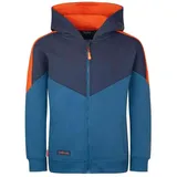 TROLLKIDS Flekkefjord Jacke Nordic Blue/Flame Orange 128