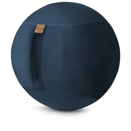 Sitting Ball Sitting Point Sitzball Samt Uni Stoff Blau, Grün Petrol