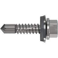REFABO RP-K6, Bohrschraube Dichtscheibe E16 Bi-Metall A2, - RP-K, Plus 16mm Edelstahl