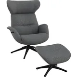 flexlux Relaxsessel FLEXLUX Polyester 90 x 107 x 89 cm Blau mit Kopfteil