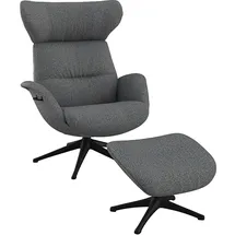 flexlux Relaxsessel FLEXLUX Polyester 90 x 107 x 89 cm Blau mit Kopfteil