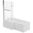 Home Deluxe ELARA Duschbadewanne 170 x 85 cm (WHABA-ELARA-RE)