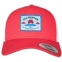 F4NT4STIC Trucker Cap Fuji Mountain in red-white | Gr.: