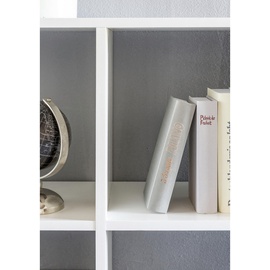 Wohnling Bücherregal weiß 70,0 x 29,0 x 72,0 cm
