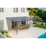 cazeboo Pergola 5,56 x 2,70 m Grau