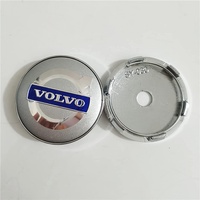 4 Stück Nabenkappen für Volvo 60mm, Nabendeckel, Felgenkappen, Radnabenabdeckung, Felgendeckel, Staub/mit Logo