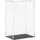 vidaXL Vitrine Transparent 17 x 12 x 25 cm Schwarz/Transparent