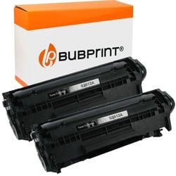 Bubprint 2x Toner Black kompatibel für HP Laserjet Q2612A HP LaserJet 1020 Canon LBP-2900 HP LaserJet 1018 HP LaserJet M 1005 MFP HP LaserJet 1010