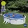 Gre BoraBora Pool-Set oval 375 x 610 x 120 cm inkl. Filterpumpe und Poolleiter