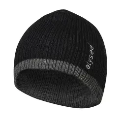 elysee® Polyester-Mützen, schwarz/grau 1 Stück, Farbe: schwarz/grau
