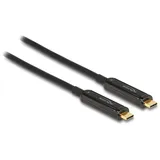 DeLock USB-C Kabel Video/Audiokabel Schwarz 25 m