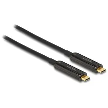 DeLock USB-C Kabel Video/Audiokabel Schwarz 25 m