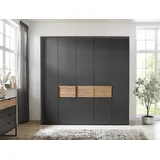 Wiemann Drehtürenschrank Acapulco 246,3 x 236 x 58 cm Grau