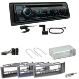 Kenwood KDC-BT560DAB Bluetooth DAB USB Einbauset für Renault Megane Scenic 1
