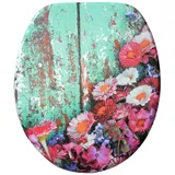 Sanilo WC-Sitz ohne Absenkautomatik, Toilettendeckel direkt vom Hersteller, universell, leichte Montage, hochwertig & modern rosa