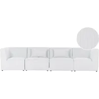 4-Sitzer Sofa Cord cremeweiß LEMVIG