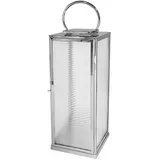 Fink Kerzenlaterne »MALAGA«, mit bruchsicherem Glas silberfarben