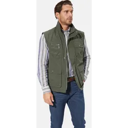 Funktionsweste BABISTA "Outdoorweste BELLARIVO", Herren, Gr. 54, grün (oliv), Obermaterial: 70% Baumwolle CO. 30% Polyamid ECONYL PA ECONYL., Westen Funktionsweste