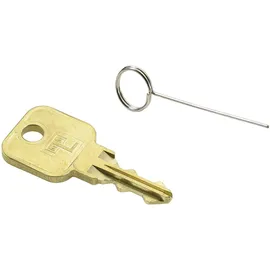 Hettich Notöffnungsschlüssel und Codefindernadel Fixcode Stahl vernickelt