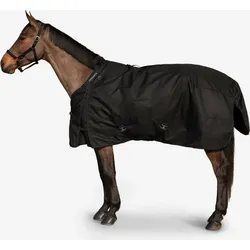 Regendecke Allweather wasserdicht Pferd/Pony 200 schwarz 1.000 D 125 CM