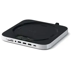 Satechi Aluminum Stand Hub for Mac Mini + SSD Enclosure silver