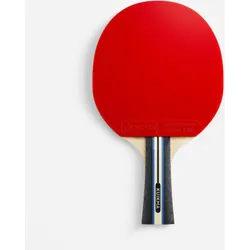 Tischtennisschläger Kinder - TTR 500 vielseitig 5* ITTF Verein Einheitsfarbe Shakehand